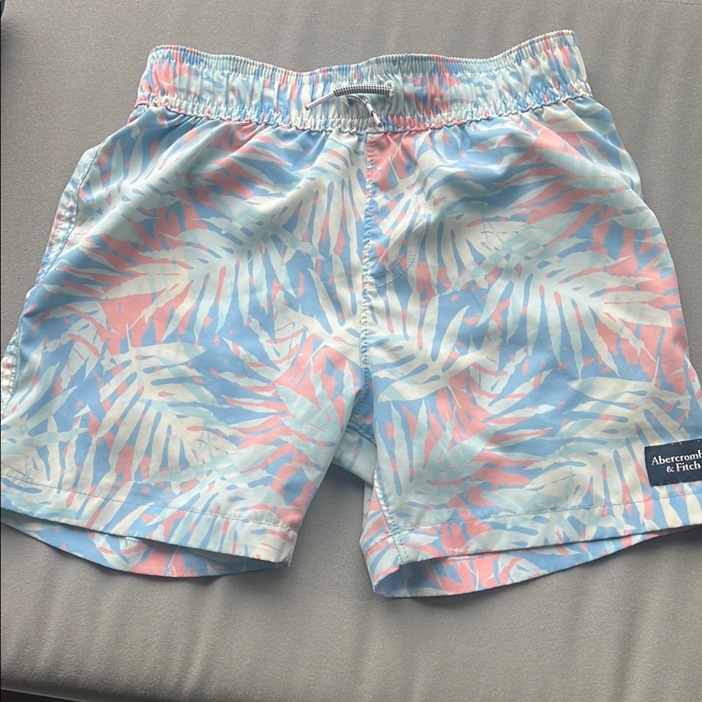 Abercrombie & Fitch Kids Swim Trunks - Blue and Pink